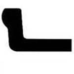 Arc Seal Style 2 Vertical 90 Degree Corner rubber gate seals