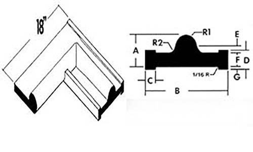 Style 1 - Transitional to a Flat Inside Bulb 90 Degree Corner