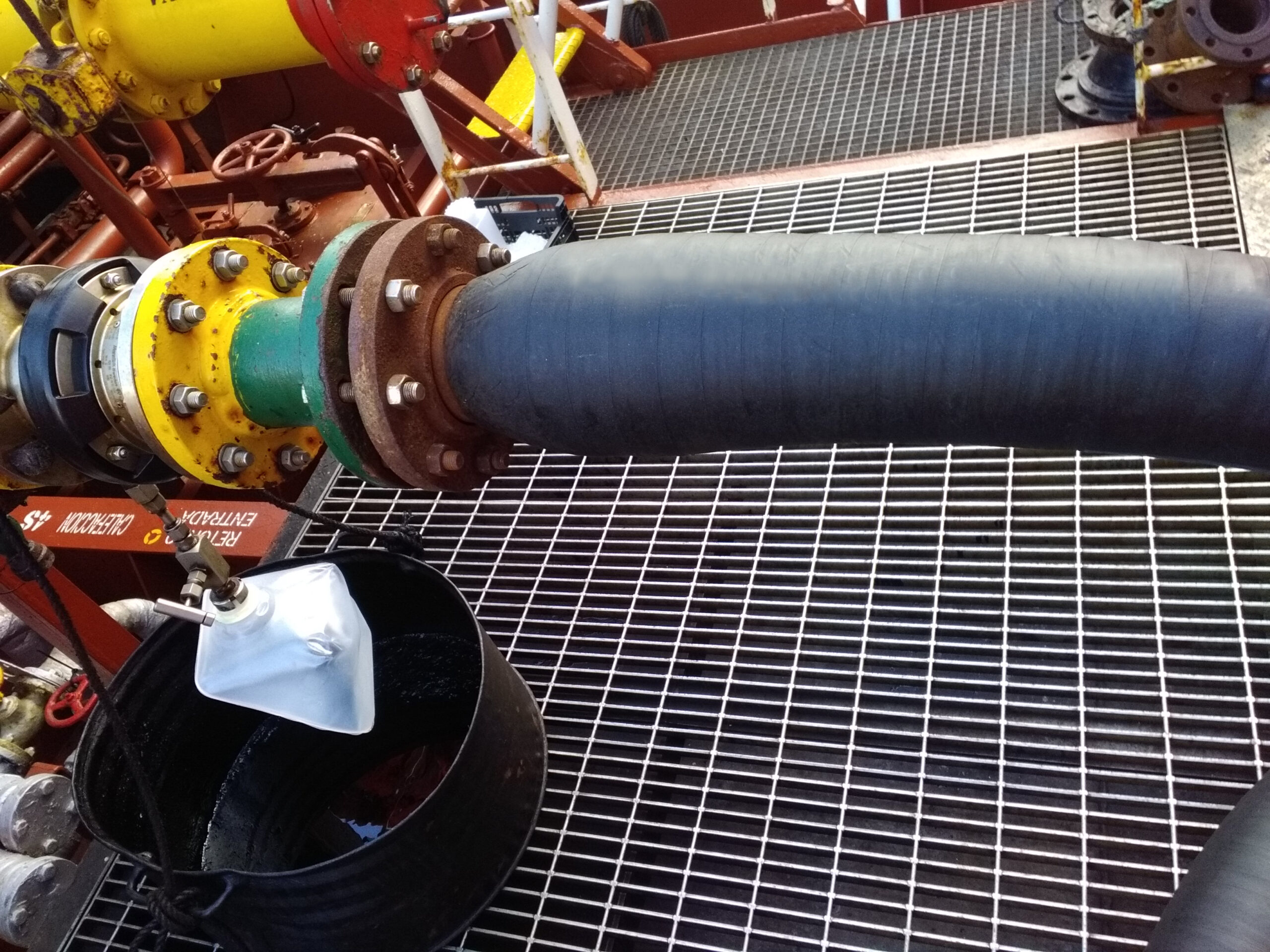 Marine Pumping Application Photo Thermoid Ultra Chem Hose