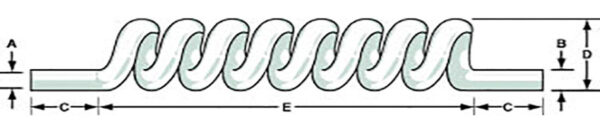 Coiled FEP Tubing 3/8