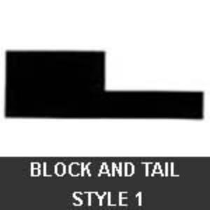 Block and Tail Style 1