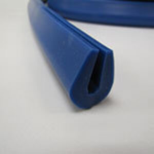 .25 Slot x .625 Base Blue Silicone Extrusion