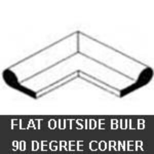 Flat Outside Bulb 90 Degree Corner