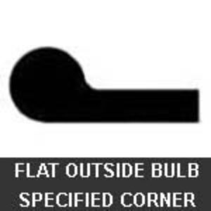 Flat Outside Bulb - Specified Degree Corner