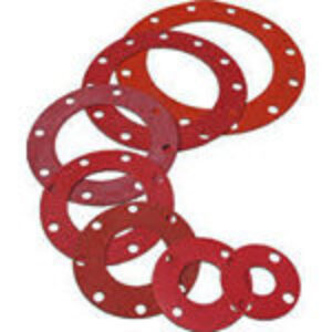 Red Rubber Full Face Gaskets