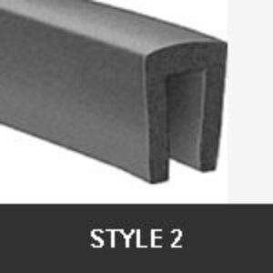 High Temperature Solid Rubber Style 2 Extrusions