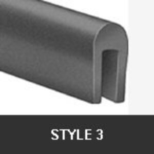 High Temperature Solid Rubber Style 3 Extrusions