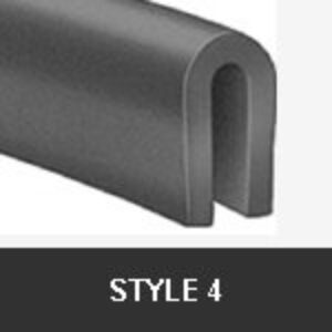 High Temperature Solid Rubber Style 4 Extrusions