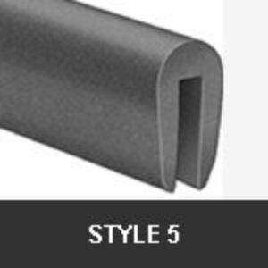 High Temperature Solid Rubber Style 5 Extrusions