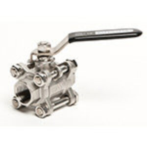 3 Piece Stainless Steel Ball Valves