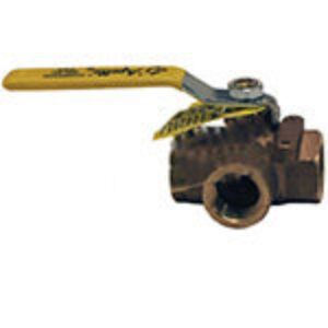 3 Way Diverting L Flow Pattern - Bronze 1"